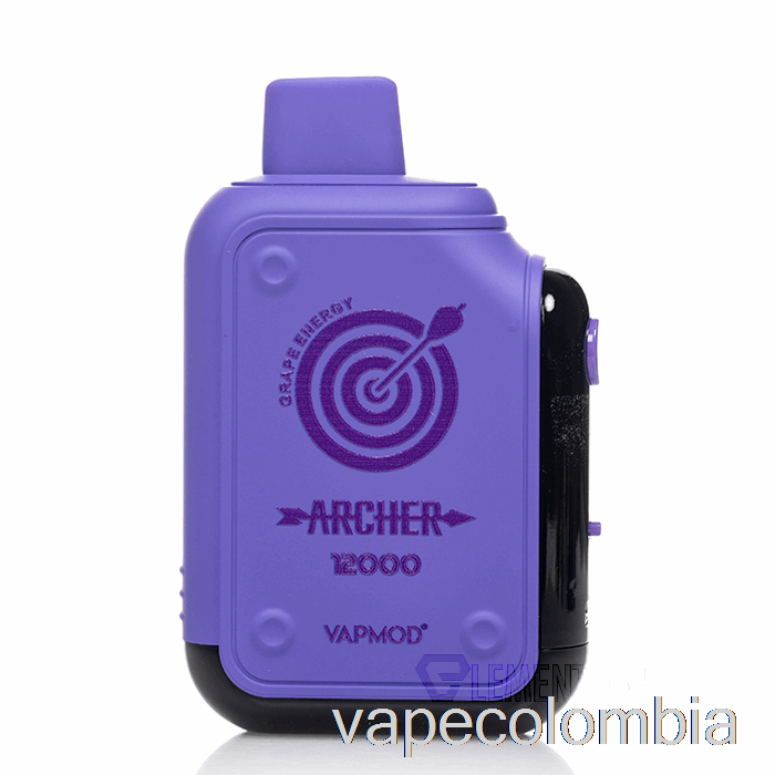 Kit Vape Completo Archer 12000 Desechable Uva Energía